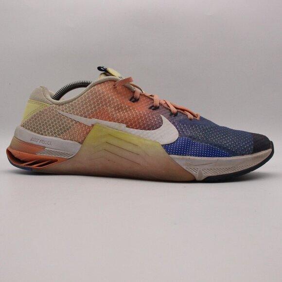 Nike Metcon 7 AMP Men's Size 11.5 Multicolor Orange Blue DM0259-900 Sneakers - Picture 1 of 9